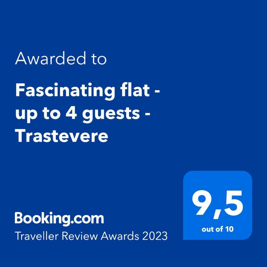 Fascinating Flat - Up To 4 Guests - Trastevere Rome Exterior photo